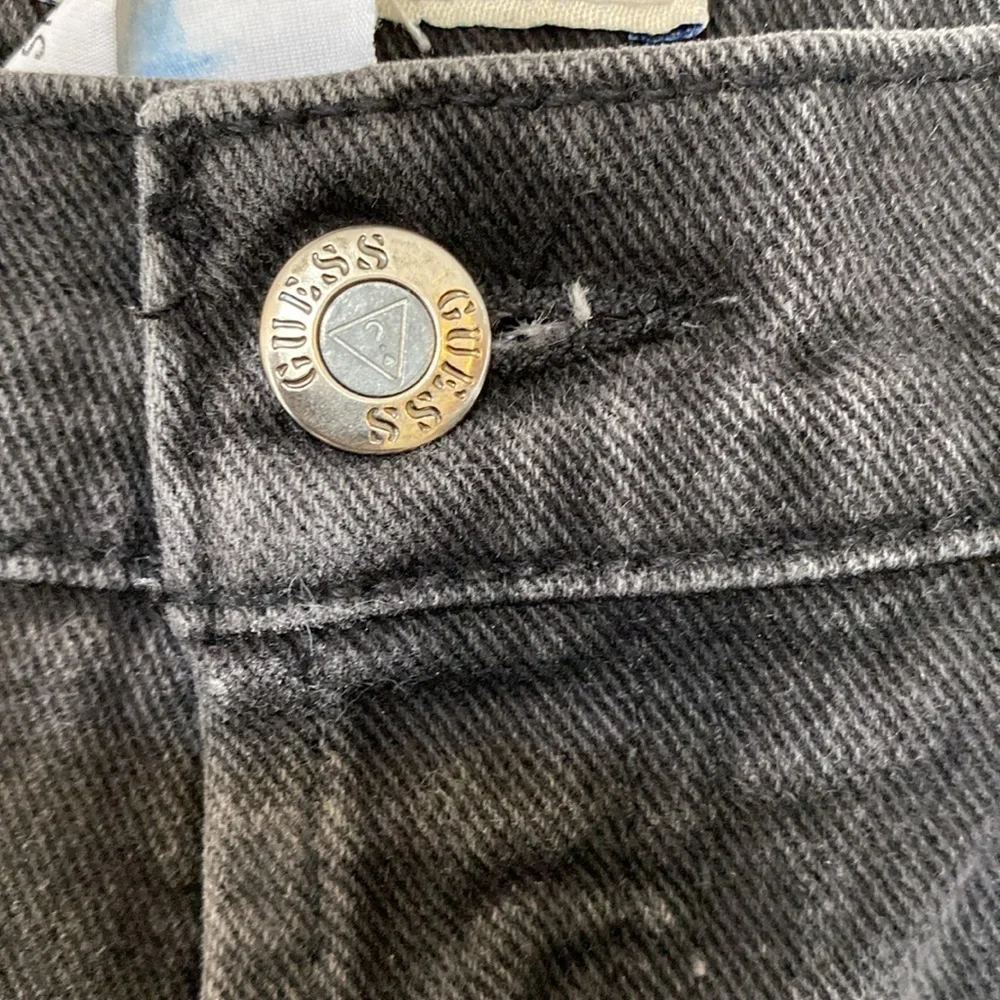 Vintage Guess Jeans Made in Canada Black Denim Men’s 90s Straight Leg 36x29 - Picture 5 of 13